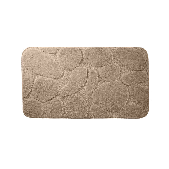 Tapis de bain motif galets (sable) Tapis de bain motif galets (sable)